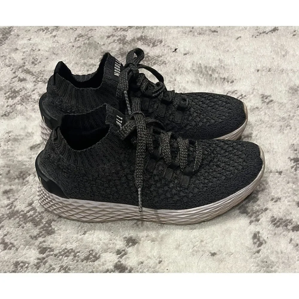 NOBULL Allday Knit Runner Sneakers Shoes Charcoal/Graphite Gray Women 8.5 Men 7